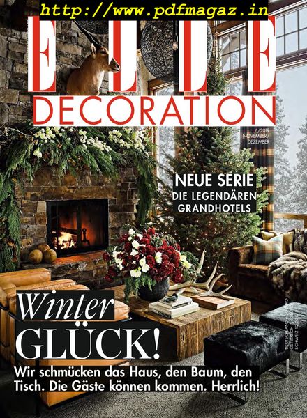 Elle Decoration Germany – November-Dezember 2019