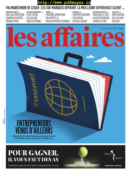 Les Affaires – 09 novembre 2019