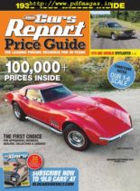 Old Cars Report Price Guide – November 2019