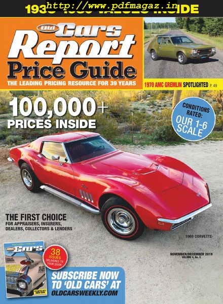 Old Cars Report Price Guide – November 2019