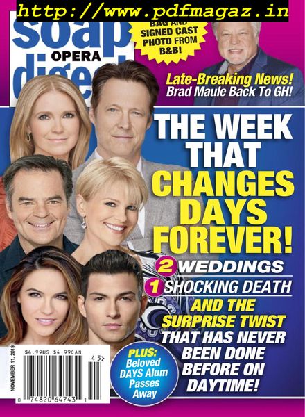 Soap Opera Digest – November 11, 2019