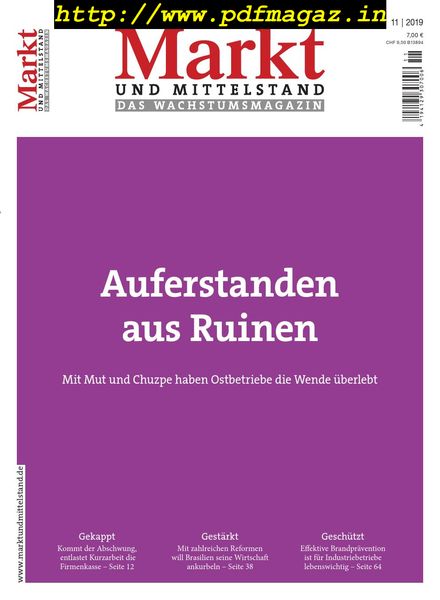 Markt und Mittelstand – November 2019