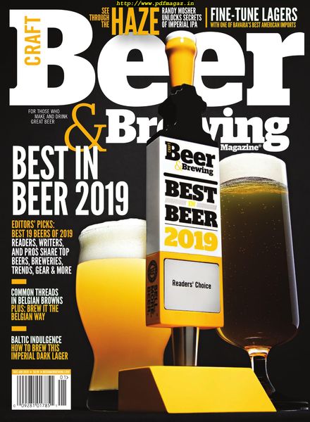 Craft Beer & Brewing – December 2019-January 2020