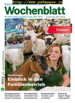 Bayerisches Landwirtschaftliches Wochenblatt Franken – 14 November 2019