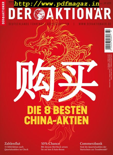 Der Aktionar – 14 November 2019