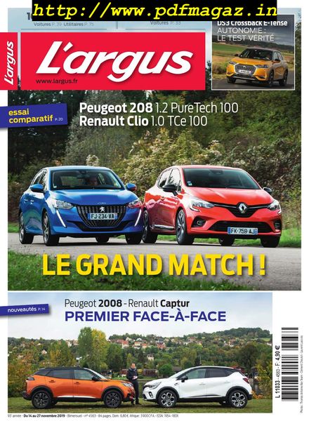 L’Argus – 14 novembre 2019