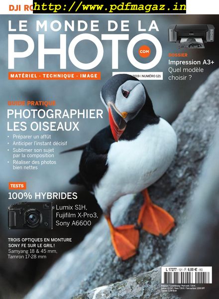 Le monde de la photo – decembre 2019