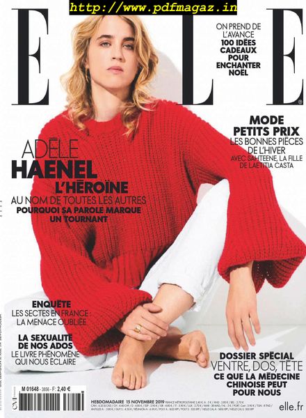 Elle France – 15 novembre 2019