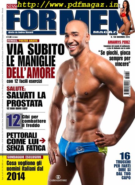 For Men Magazine – DIcembre 2013