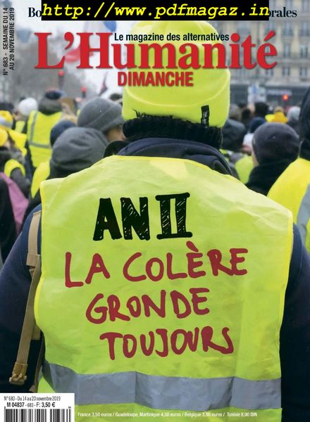 L’Humanite Dimanche – 14 Novembre 2019