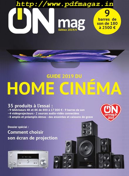 ON Magazine – Guide Home Cinema 2019