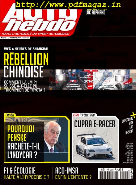 Auto Hebdo – 14 novembre 2019