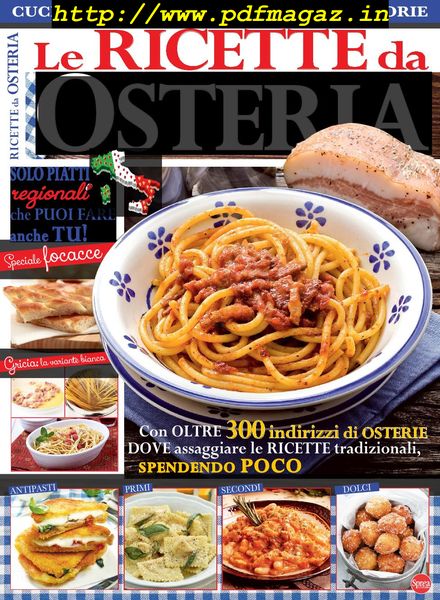 Cucina Tradizionale Speciale – Aprile-Maggio 2018