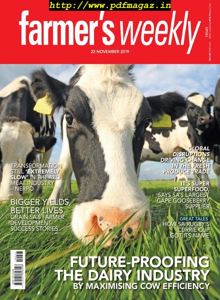Farmer’s Weekly – 22 November 2019