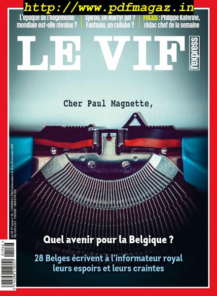 Le Vif L’Express – 14 Novembre 2019