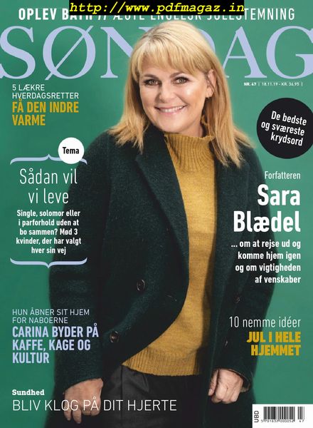 Sondag – 18 november 2019