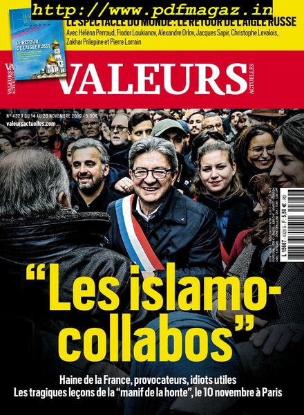 Valeurs Actuelles – 14 novembre 2019