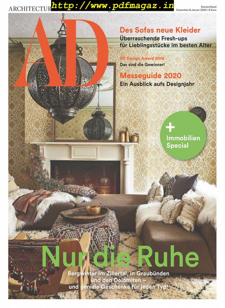 AD Architectural Digest Germany – Dezember 2019