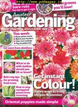 Amateur Gardening – 16 November 2019