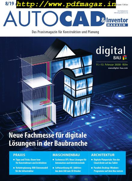 Autocad & Inventor Magazin – Dezember 2019 – Januar 2020