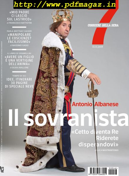 Corriere della Sera Sette – 15 novembre 2019