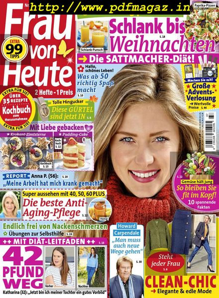 Frau von Heute – 15 November 2019