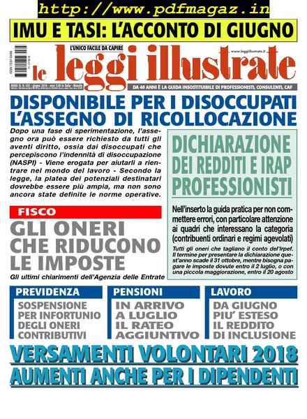 Leggi Illustrate – Giugno 2018