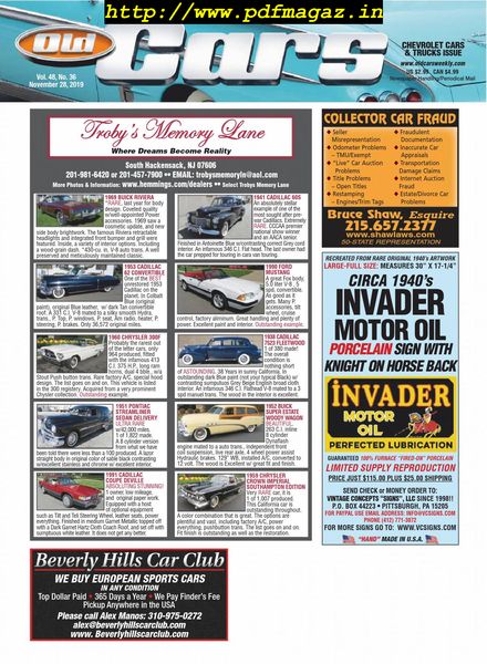 Old Cars Weekly – 28 November 2019
