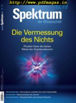 Spektrum der Wissenschaft – Dezember 2019