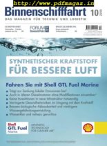 Binnenschifffahrt – Oktober 2019