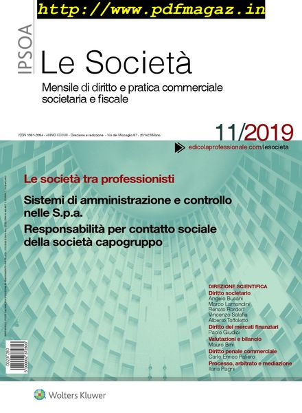 Le Societa – Novembre 2019