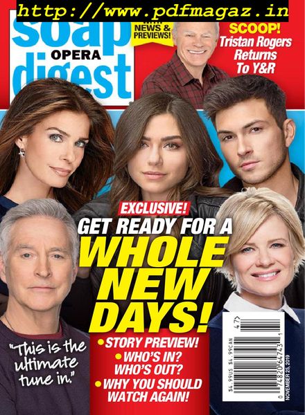 Soap Opera Digest – November 25, 2019
