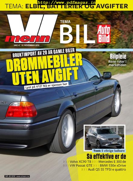 Vi Menn – 15 november 2019