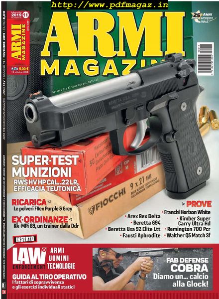 Armi Magazine – Novembre 2019