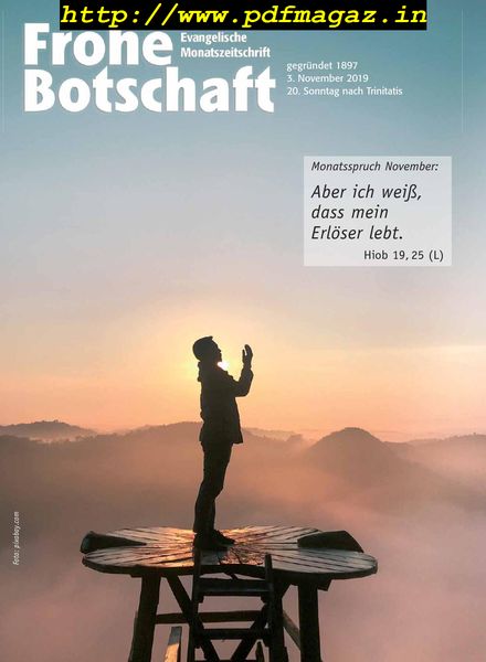 Frohe Botschaft – 3 November 2019