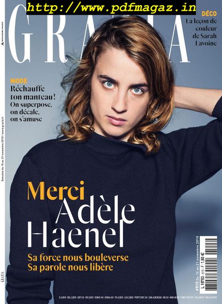 Grazia France – 15 novembre 2019