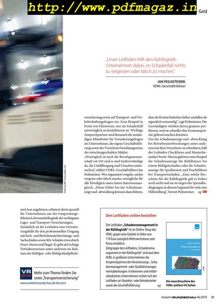 VerkehrsRundschau – 12. November 2019