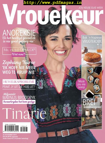 Vrouekeur – 22 November 2019