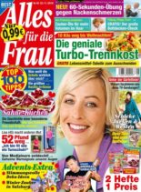 Alles fur die Frau – 22 November 2019