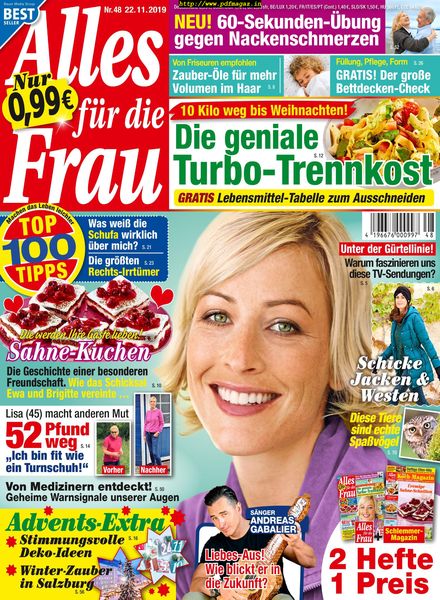 Alles fur die Frau – 22 November 2019