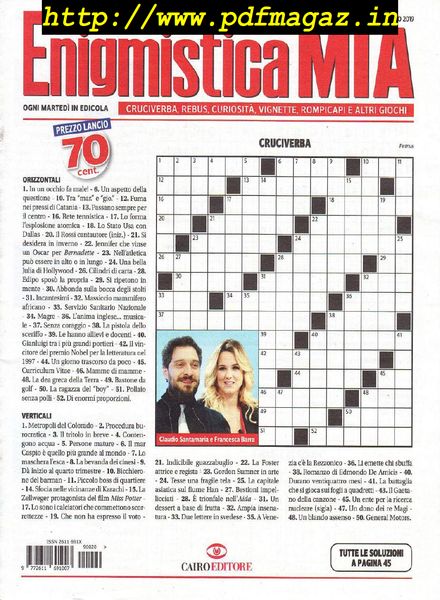 Enigmistica Mia – 20 Maggio 2019