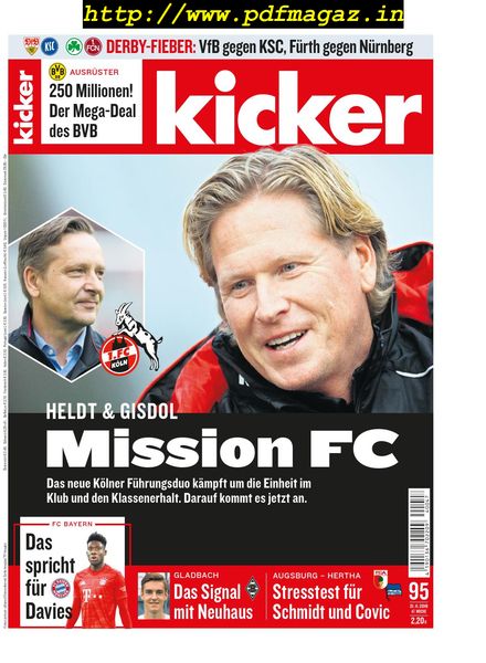 Kicker – 21 November 2019