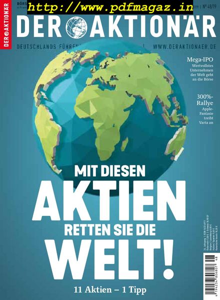 Der Aktionar – 21 November 2019