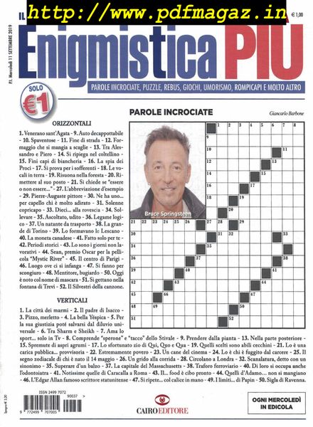 Enigmistica PIU – 17 Settembre 2019