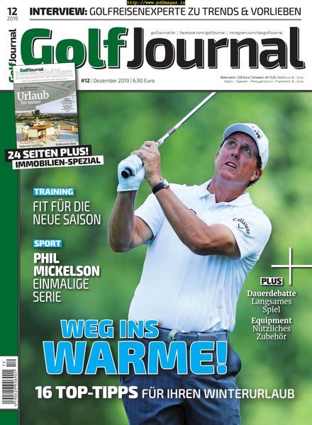 Golf Journal – Dezember 2019