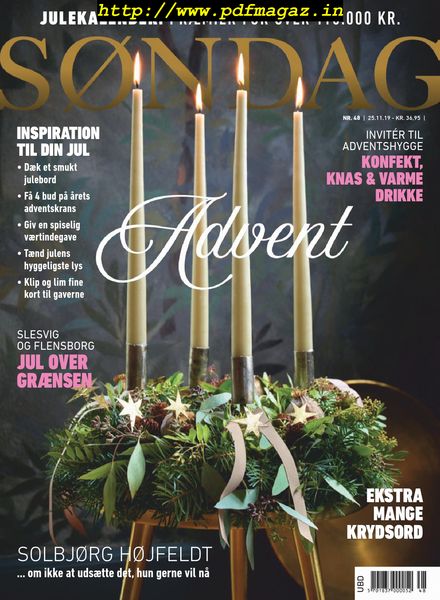 Sondag – 25 november 2019