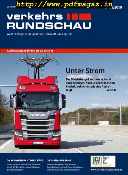 VerkehrsRundschau – 19 November 2019