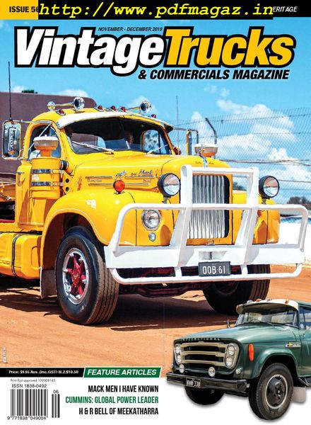 Vintage Trucks & Commercials – November-December 2019