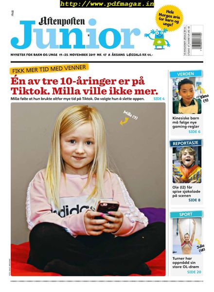 Aftenposten Junior – 19 november 2019
