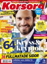 Korsord – 25 november 2019